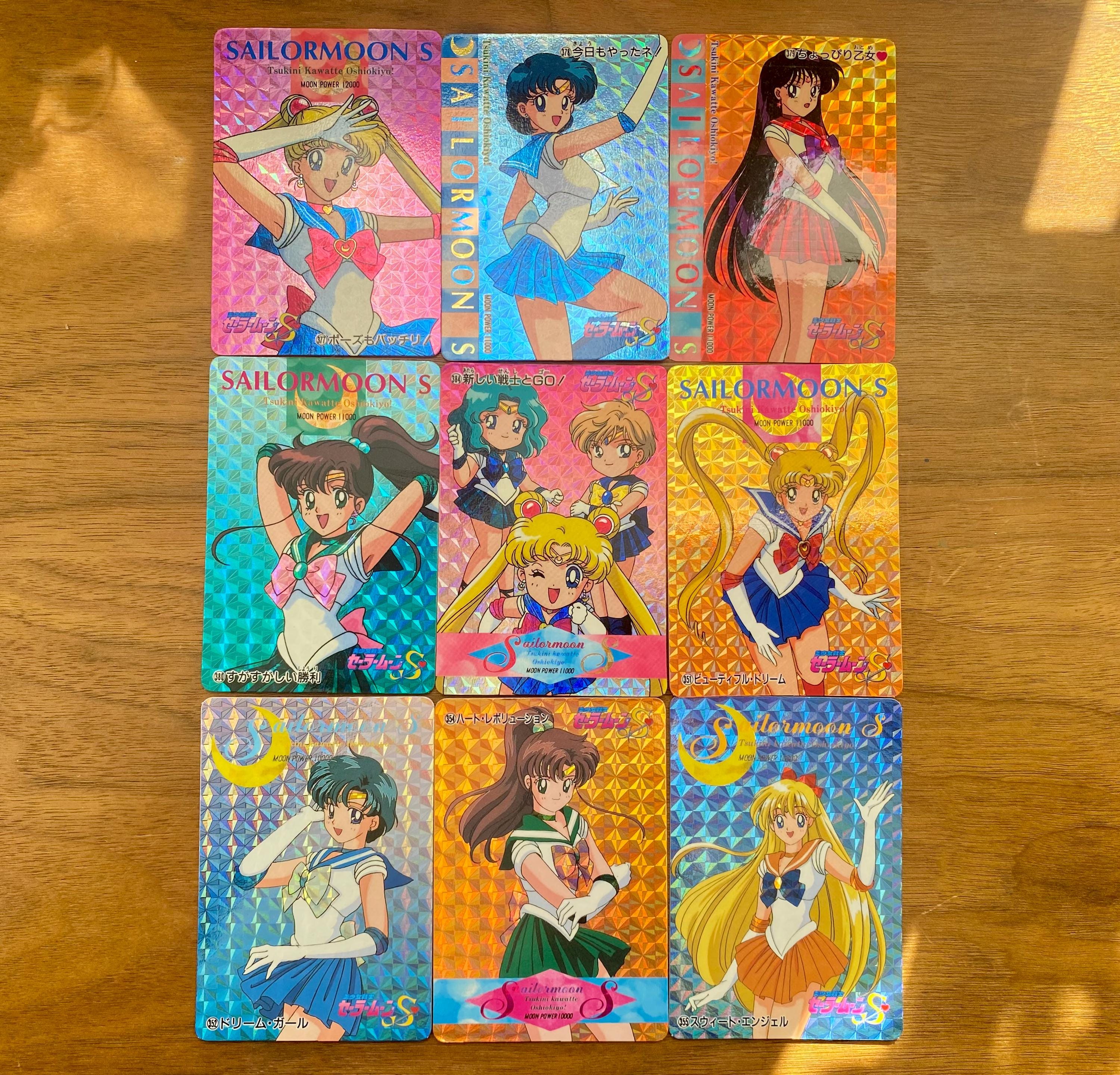 Sailor Moon Bandai Cards - Etsy