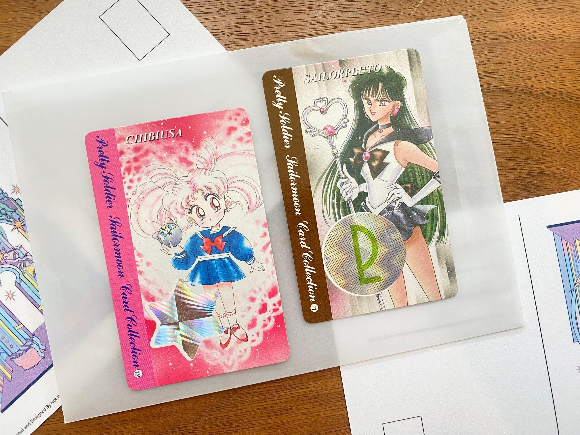 1993年 セーラームーン公式 銀箔 キラプリズムカードセット（12枚入り