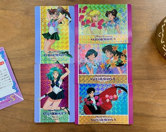 Sailormoon 90s vintage official Prism shining Amada collection cards HERO part 3