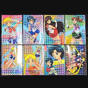 Sailor Moon 90er Jahre vintage Amada Komplettset aus PP Kira Sparkle Prism Carddess Part 3.5 | Sailormoon authentische Karten