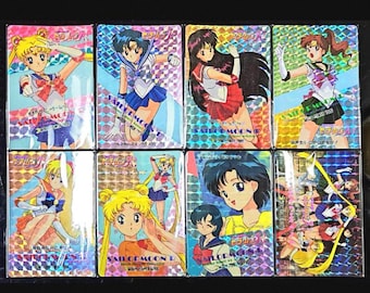 Sailor Moon jaren 90 vintage Amada complete set PP Kira Sparkle Prism Carddess Part 3.5 | Authentieke Sailormoon-kaarten