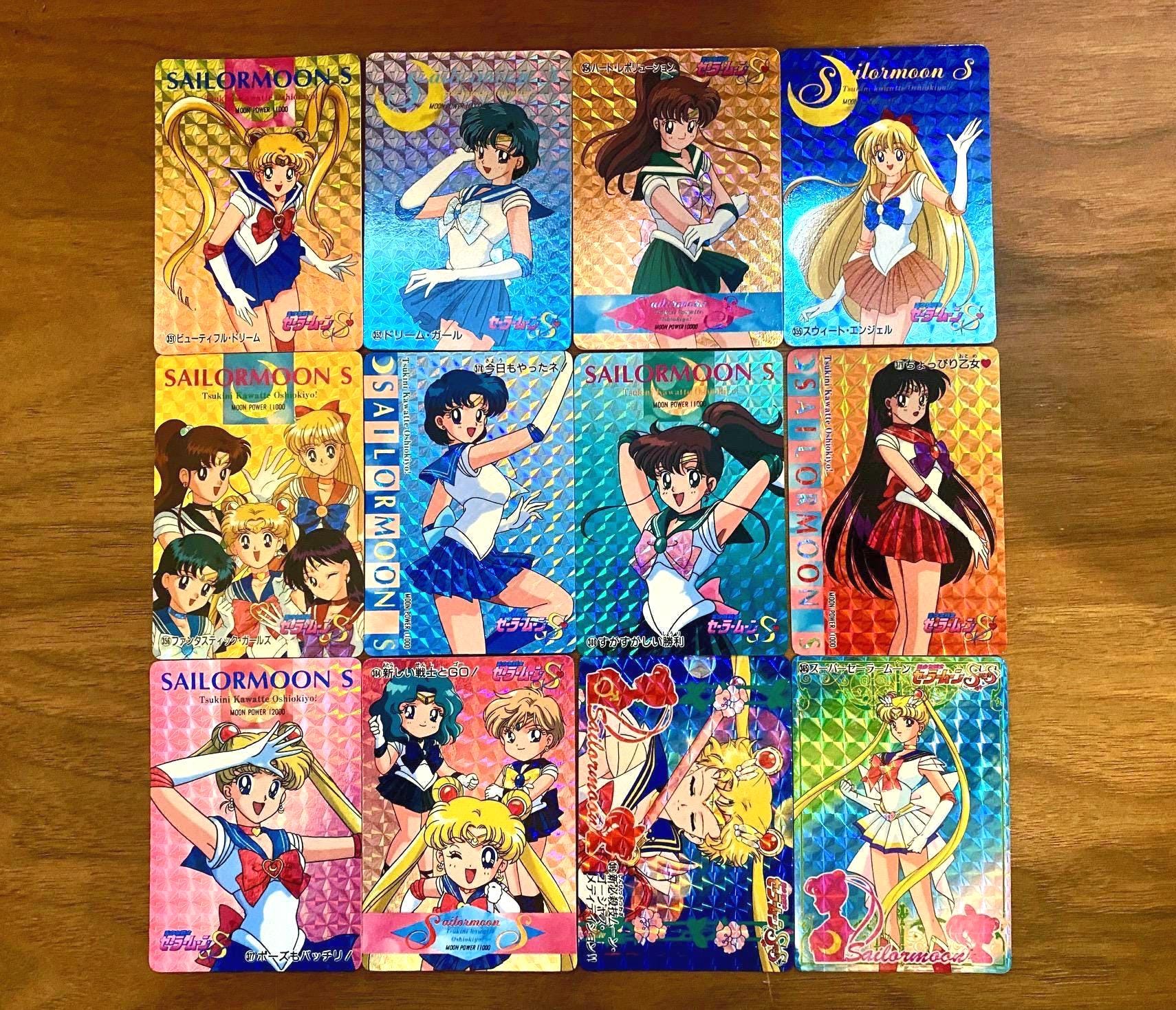 H 美品 キラカード セーラームーン PPカード カードダス トレーディング ヴィンテージ90年代セーラームーンキラスパークルプリズムカード