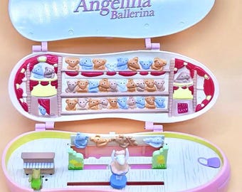 Rare 100% Complete Pollypockets Vintage Angelina Ballerina Polly