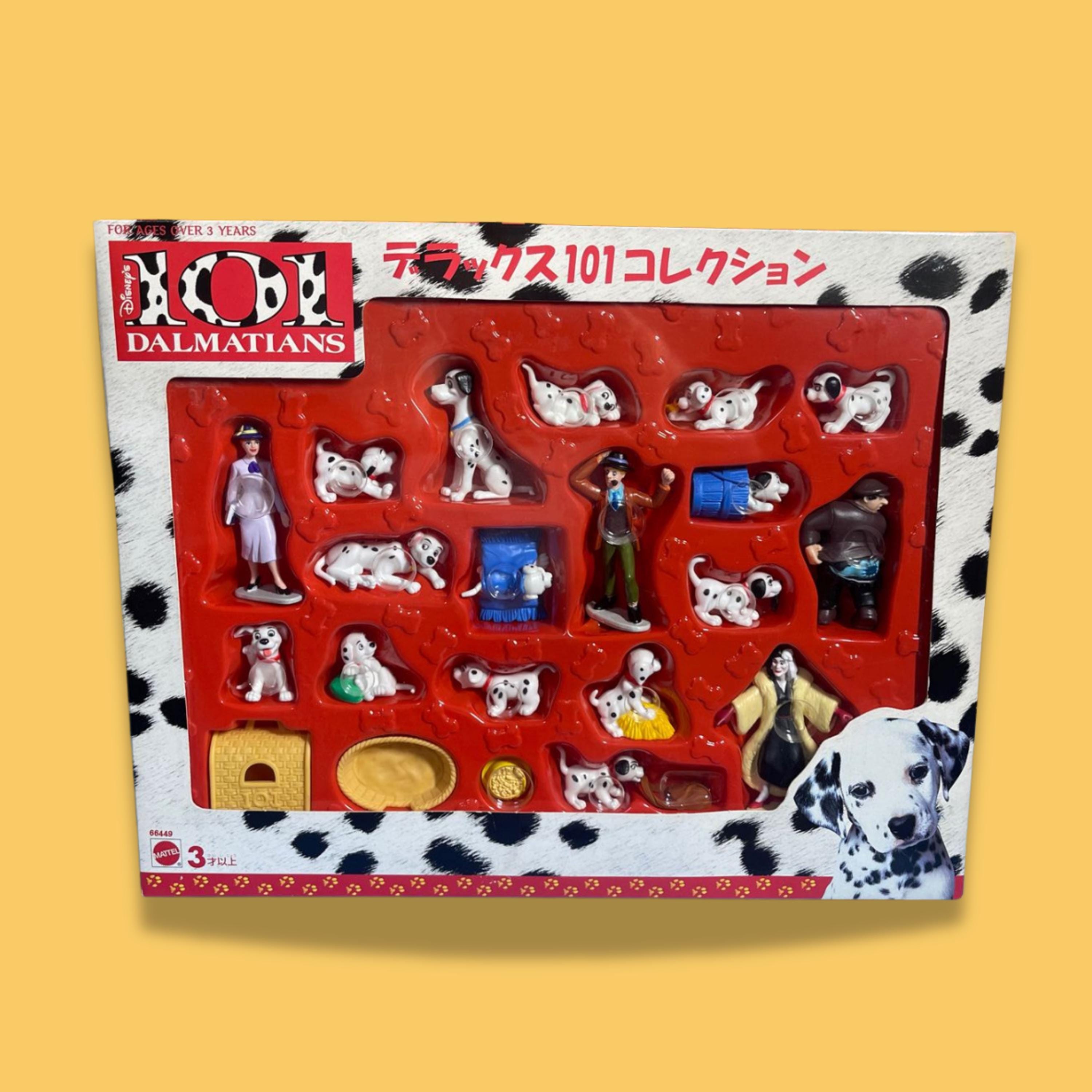 Disney Mattel Vintage 90s 101 Dalmatian Deluxe Gift Playset for