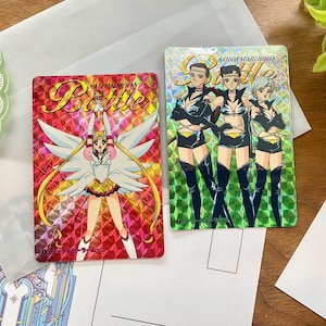 Tarjetas coleccionables de Sailor Moon 1995 vintage bandai BATTLE parte 2 Prism shinning Kira / Sailor Moon Carddass