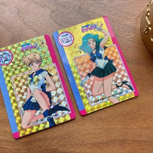 Sailormoon Amada Sailor Moon S/Hero Collection TEIL3 Sailor Neptun Saturn WGL Doppelprisma Sammelkarten