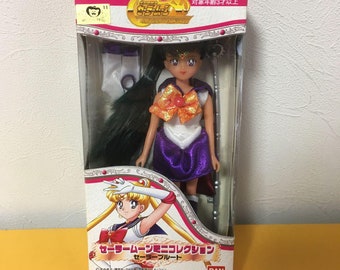 Figura de juguete Sailor Moon vintage Bandai nueva del año 2001 - Mini colección Sailor Pluto
