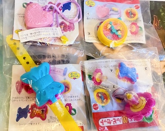 Nieotwierany zestaw 4 figurek Polly Pocket Bluebird z 1996 roku z McDonald's