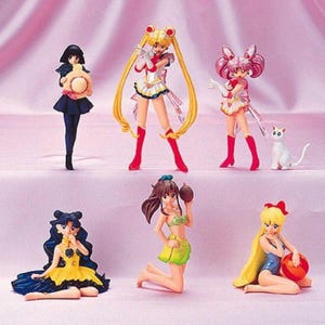 Brand new Vintage 2003 Bandai Pretty Guardian Sailor Moon HGIF complete Figure set of 6 world part 4