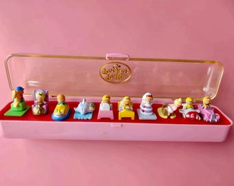 Pick your Style pollypockets ! Vintage 90s Polly Pocket Rings figure - blue bird toy compact