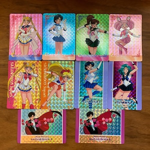 セーラームーン バンプレスト ミニカードセット 1994年 ヴィンテージ
