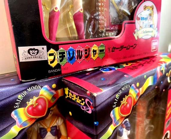 Vintage 1993-94 Sailor Moon Figures – Sailor Venus, Mars, Jupiter