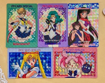 Rare | PP Special Card Sailor moon 1994 vintage Prism Kira Carddass