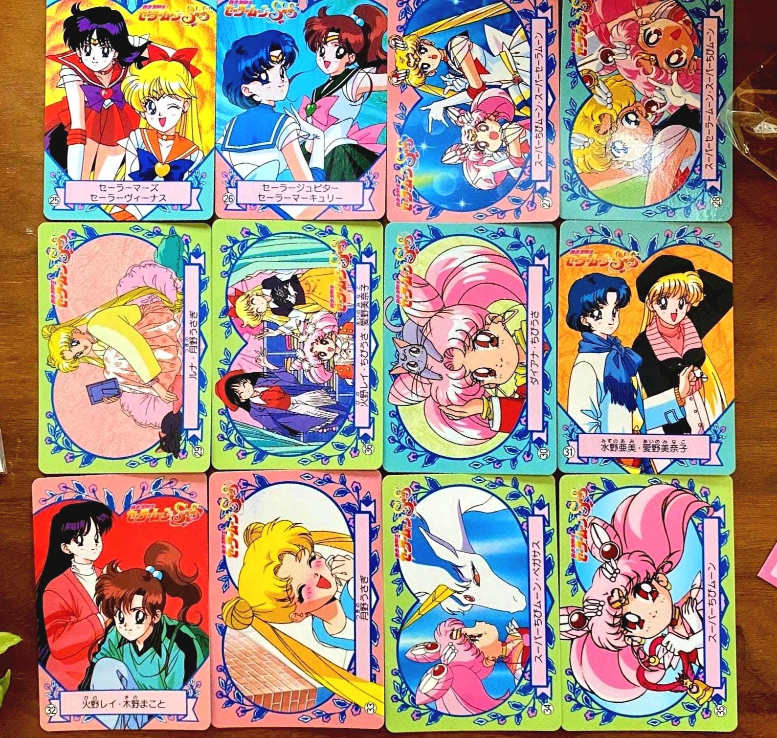 Full Set Sailor Moon SS 1995 Banpresto Normal Cards | Vintage