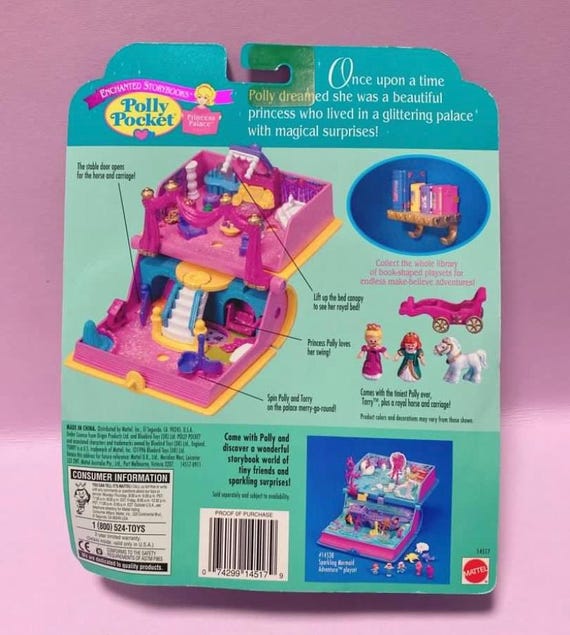 NIB Sealed 1995 Pollypockets Princess Palace - Enchanted