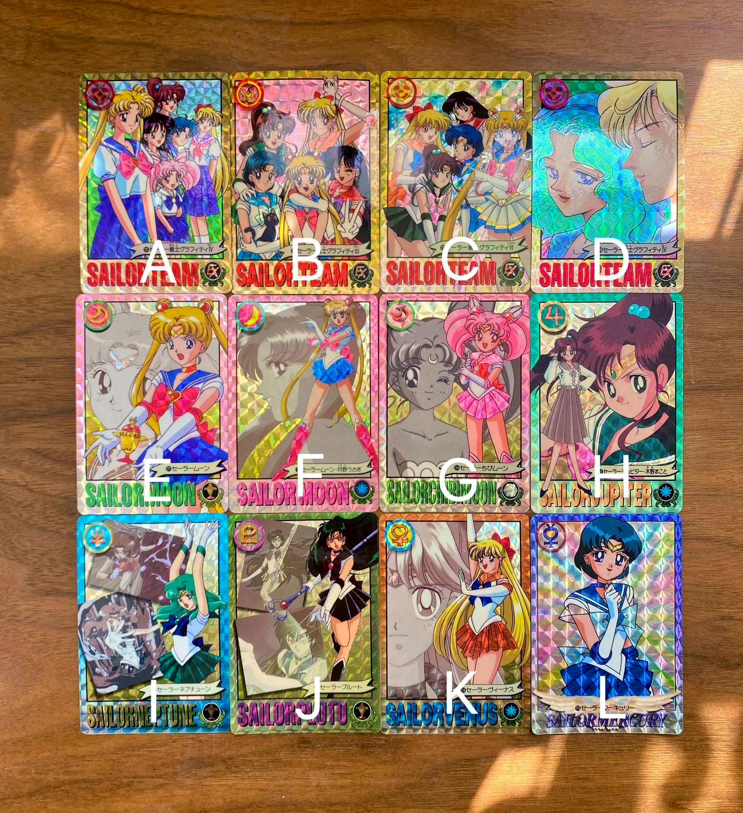 セーラームーンカードバンダイ全て1993 キラ | ヤマダウェブコム