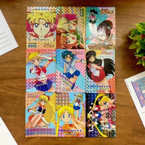 Sailor Moon 90s vintage Amada PP Prism Kira Carddess Part 2, 3 & 3.5 | Sailormoon authentic collecting cards