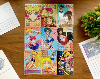 Sailor Moon 90s vintage Amada PP Prism Kira Carddess Part 2, 3 & 3.5 | Sailormoon authentic collecting cards