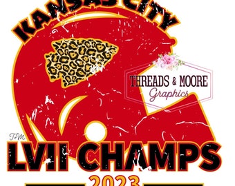 Kansas City LVII Champs | Champions | Superbowl | KC PNG