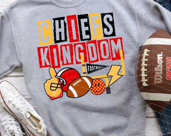 Chiefs Kingdom| Kansas City | KC | PNG | Digital File | shirt