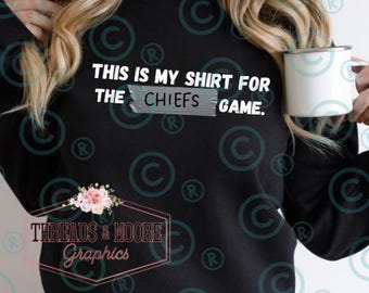 CREED Humphrey Chiefs This is my game Shirt | 5 Games | Chiefs | Kansas City PNG FILE | Football | dtf sublimation