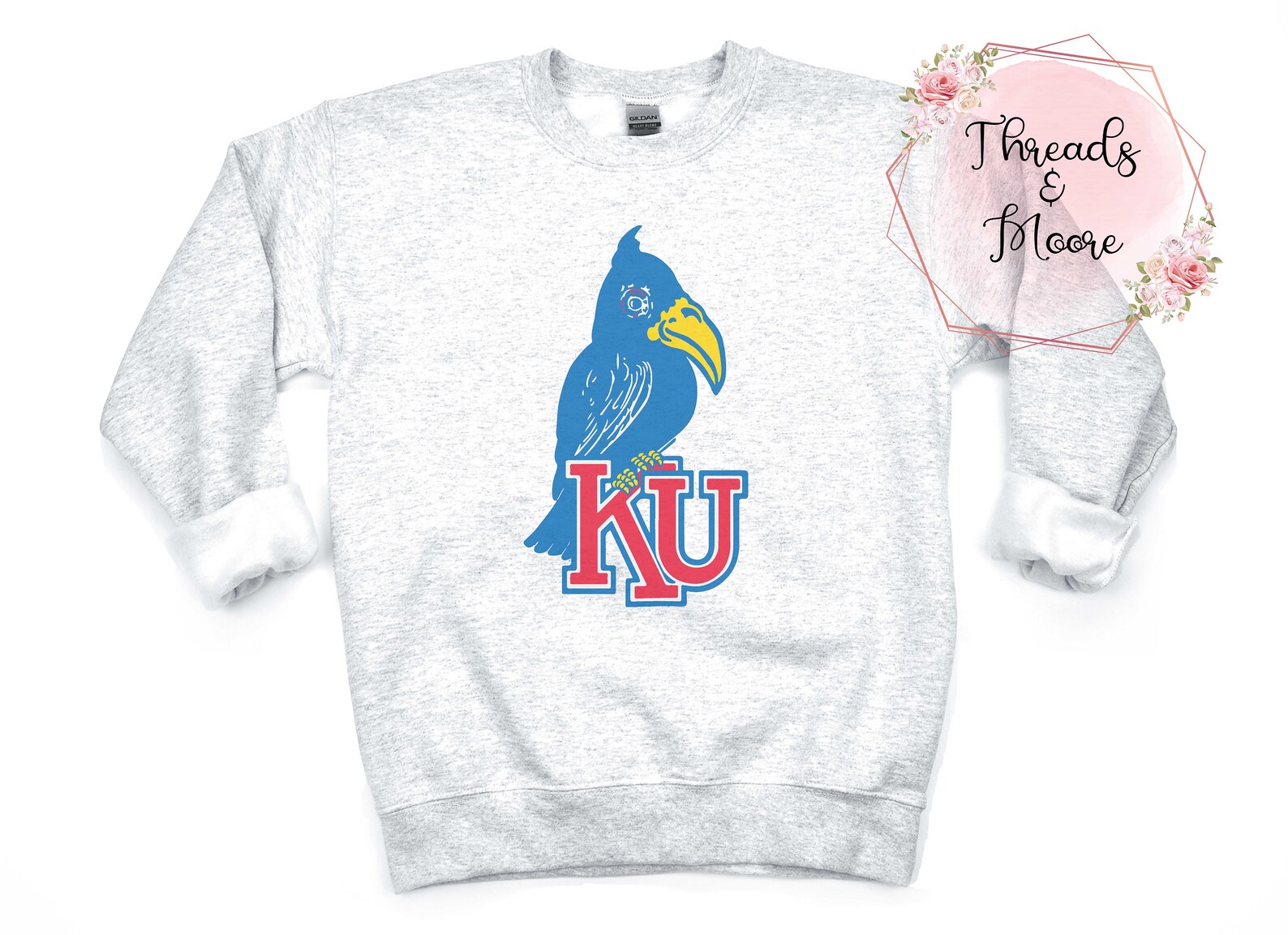KU Kansas Jayhawks sweatshirt Etsy
