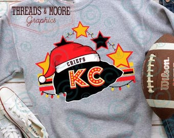 Chiefs ARROWHEAD Christmas | Kansas City | KC | PNG | Digital File | Merry Chiefsmas