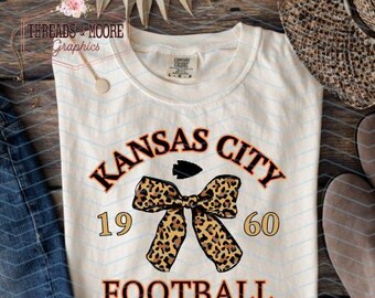 Chiefs Bow | Kansas City | KC | PNG | Digital File | Neutral | Leopard | digital file