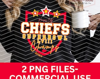 Super Bowl LVIII | Chiefs | kc | Kansas City | champs 2024 PNG FILE