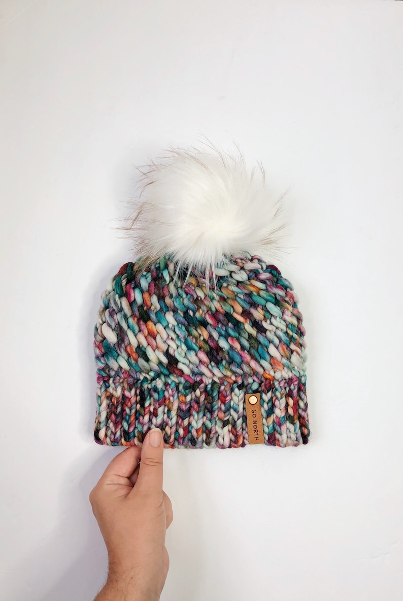 CROCHET PATTERN | The Sea Stone Beanie | Toddler, Child + Adult Sizes | Crochet Winter Hat Pattern | Crochet Bulky Hat Pattern image 1