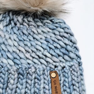 CROCHET PATTERN | The Sea Stone Beanie | Toddler, Child + Adult Sizes | Crochet Winter Hat Pattern | Crochet Bulky Hat Pattern image 4