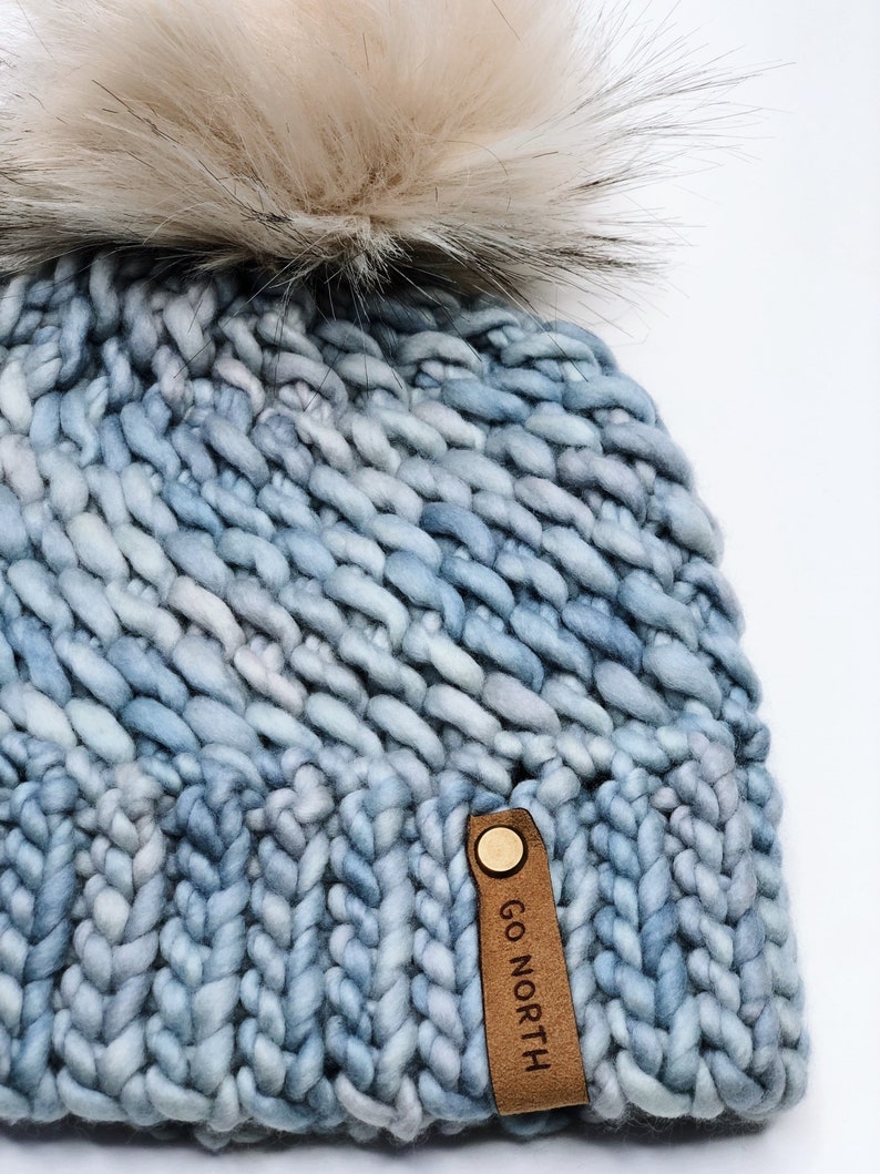 CROCHET PATTERN | The Sea Stone Beanie | Toddler, Child + Adult Sizes | Crochet Winter Hat Pattern | Crochet Bulky Hat Pattern image 4