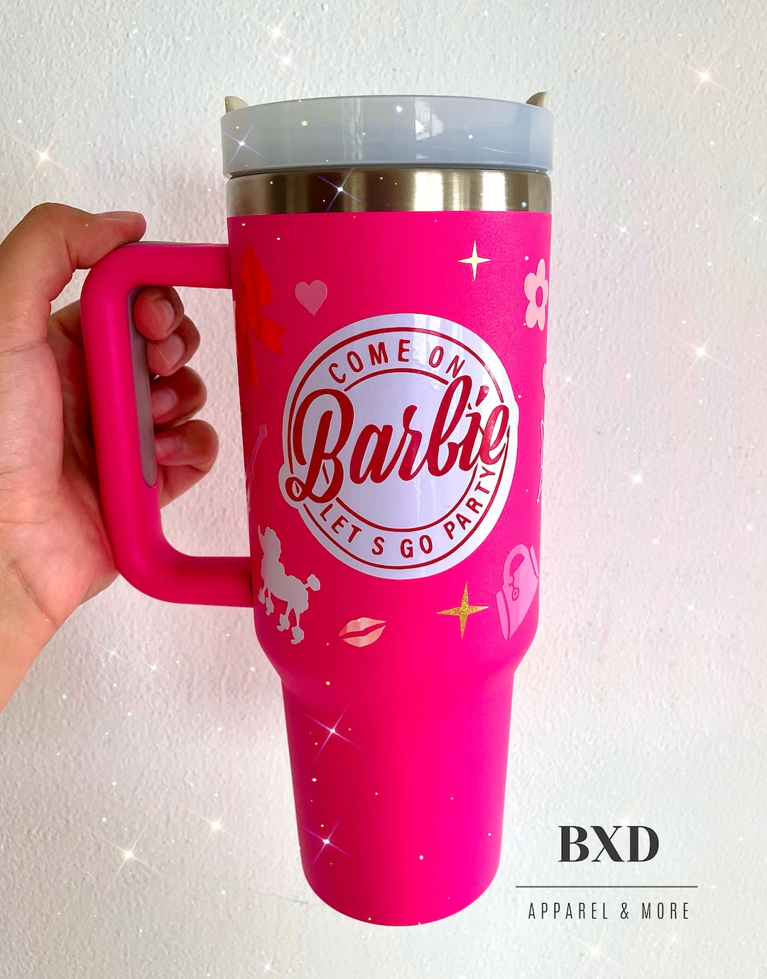40oz stanley Barbie Inspired Cup - Etsy