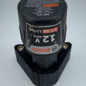 Bosch & Milwaukee Battery Holder Mounting Bracket 12V, 4 Pack