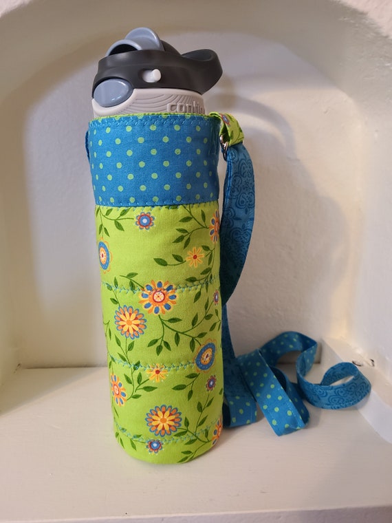 Insulated Water Bottle Carrier With Bottle Etsy
