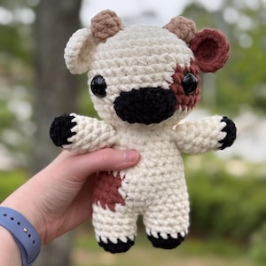 Crochet Cow Plushie: Custom Amigurumi Stuffed Animal