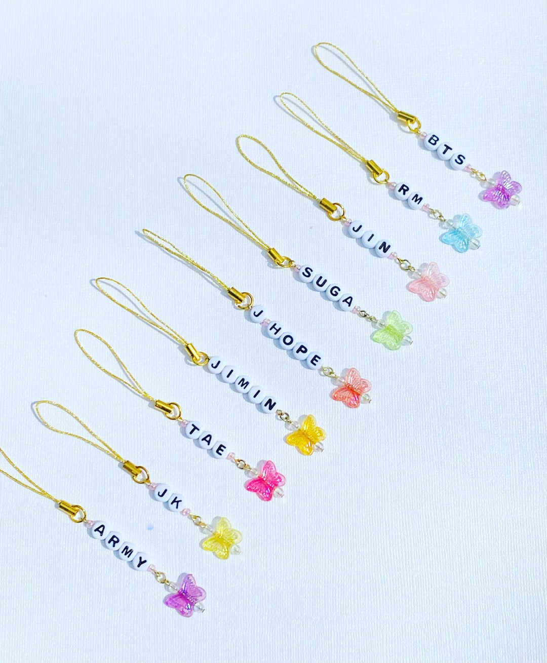 BTS Phone Charm/zipper Accessory - Etsy