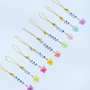 BTS Phone Charm/Zipper Accessory