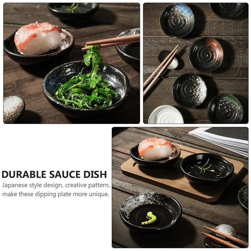 4pcs Set Japanese Style Ceramic Seasoning Dishes Sauce Etsy