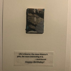 Carte d’anniversaire faite à la main