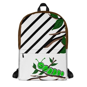 Sac à dos pour enfants Caterpillar - Little Beanzie | Sac à dos pour grand enfant et tout-petit, sac préscolaire, cartable pour enfant, sac pour ordinateur portable/tablette, cartable