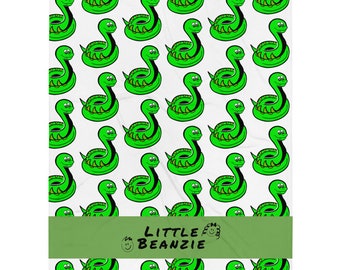 Seymour Snake Blanket Throw: Soft Cozy Kids Blanket (50” x 60”)
