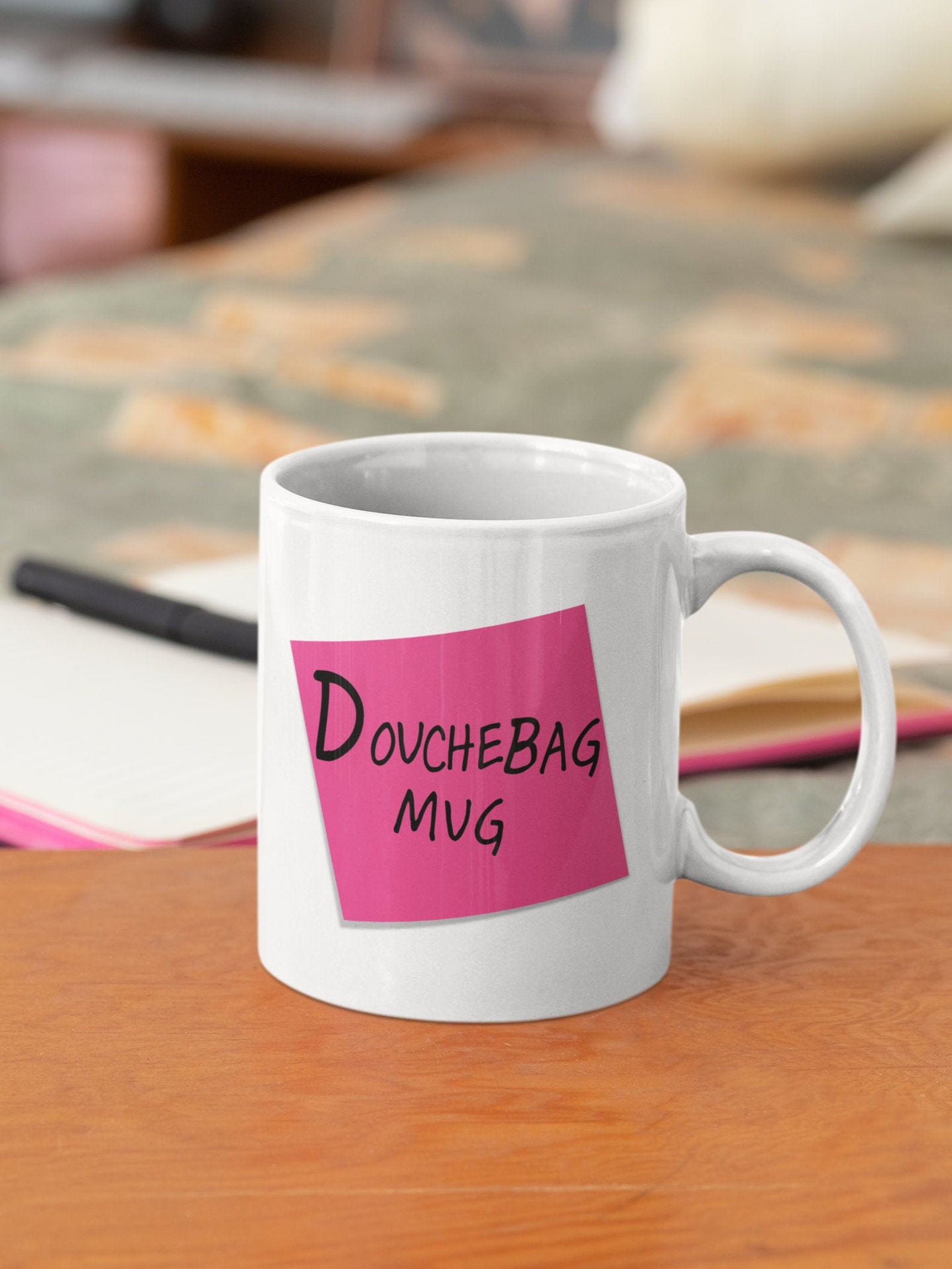 Douchebag Jar Mug New Girl Ceramic Mug Schmidt's Etsy
