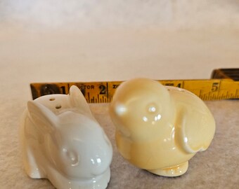 Hallmark Chick and Bunny Salt and Pepper Shakers