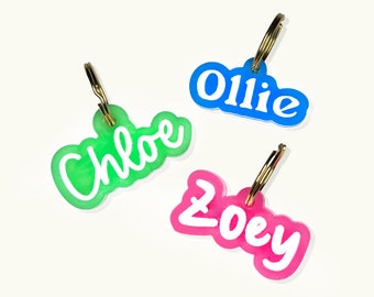 Glow in the Dark Pet ID Tag: Customizable Dog or Cat Tag