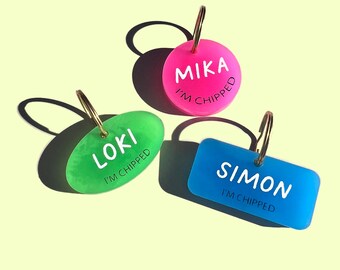 Glow in the Dark Pet ID Tag: Customizable Dog and Cat Tag