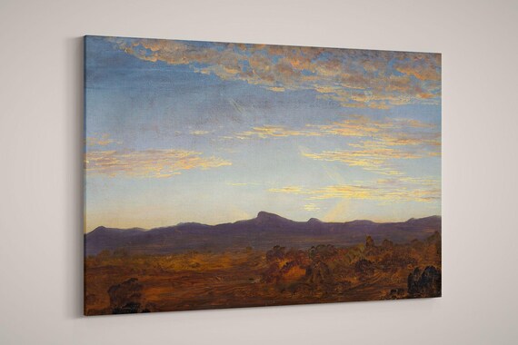Thomas Cole - Study for Catskill Creek - Print as Rolled