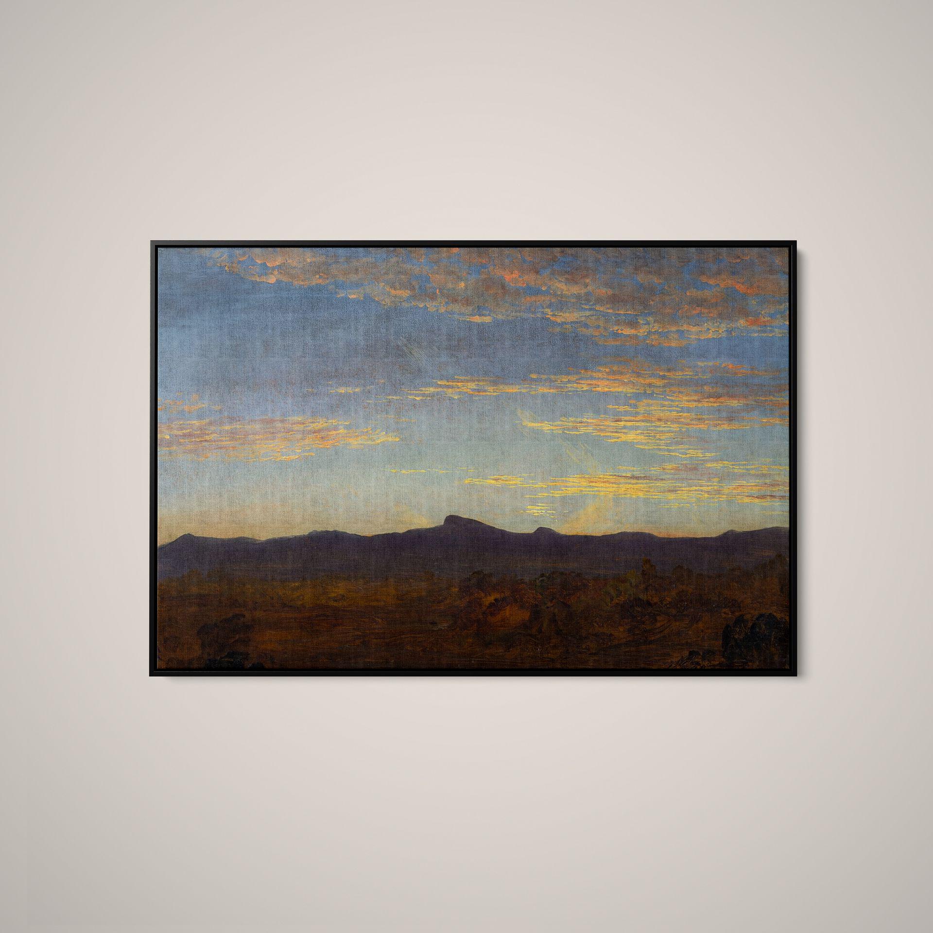 Thomas Cole - Study for Catskill Creek - Print as Rolled