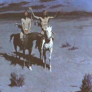 Pretty Mother of the Night—White Otter is No Longer a Boy by Frederic Remington as Rolled, Stretched, Framed Canvas, Rolled Paper Art Prints