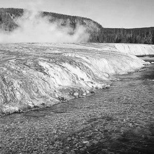 Firehold River, Yellowstone National Park, Wyoming Stretched, Framed or Rolled Canvas, Unframed or Framed Art Print